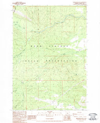 Sidwalter Buttes 1988 topographic map thumbnail