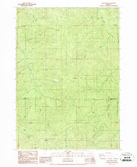 Silica Mtn 1986 topographic map thumbnail