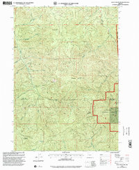 Silica Mountain 1998 topographic map thumbnail