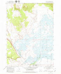 Silver Lake 1968 topographic map thumbnail