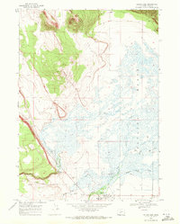 Silver Lake 1968 topographic map preview