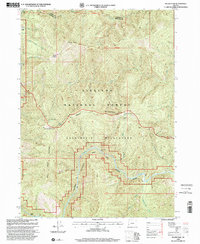 Silver Peak 1998 topographic map thumbnail