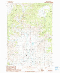 Silvies 1990 topographic map preview