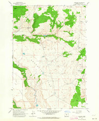 Simnasho 1962 topographic map thumbnail