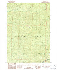 Sinker Mtn 1986 topographic map thumbnail