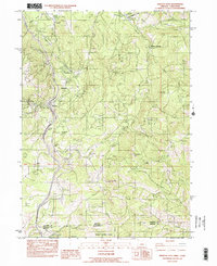 Siskiyou Pass 1983 topographic map thumbnail