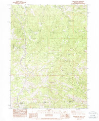 Siskiyou Pass 1983 topographic map thumbnail