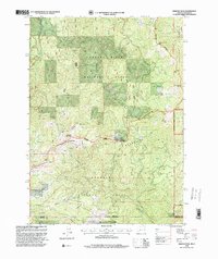 Siskiyou Peak 1998 topographic map thumbnail