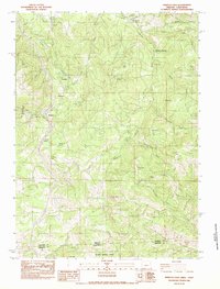 Siskiyou Pass 1983 topographic map thumbnail