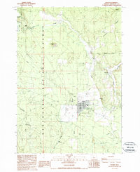 Sisters 1988 topographic map thumbnail