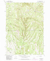 Six Corners 1966 topographic map thumbnail