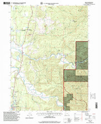 Sixes 1996 topographic map thumbnail