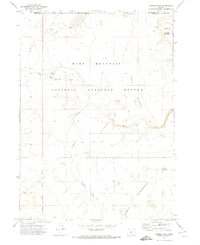 Sixmile Draw 1971 topographic map preview