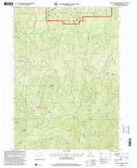 Skeleton Mountain 1998 topographic map thumbnail