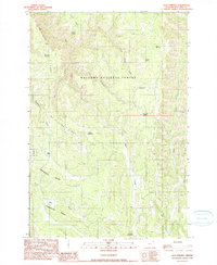 Sled Springs 1990 topographic map thumbnail
