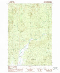 Soapstone Lake 1985 topographic map thumbnail