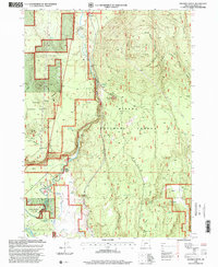 Soloman Butte 1998 topographic map preview