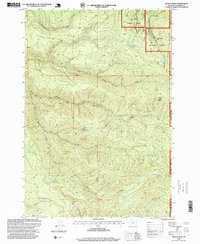 Soosap Peak 1997 topographic map preview