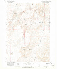 Sourdough Spring 1967 topographic map preview
