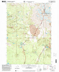 South Sister 1997 topographic map thumbnail