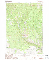 Sparta Butte 1988 topographic map thumbnail