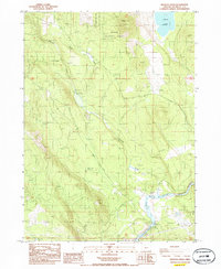 Spencer Creek 1986 topographic map thumbnail