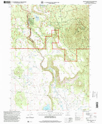 Spodue Mountain 1998 topographic map thumbnail