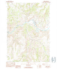 Spray 1990 topographic map thumbnail