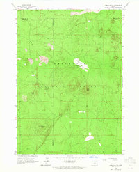 Spring Butte 1963 topographic map thumbnail