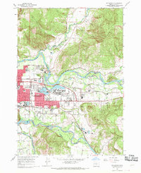 Springfield 1967 topographic map thumbnail