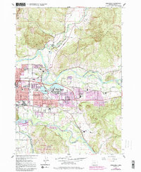 Springfield 1967 topographic map thumbnail