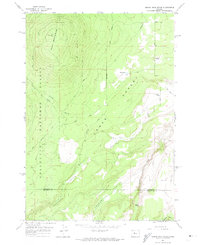 Squaw Back Ridge 1962 topographic map thumbnail