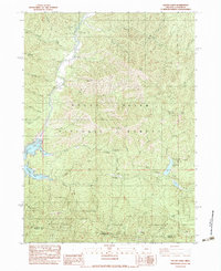 Squaw Lakes 1983 topographic map preview