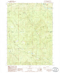 Staley Ridge 1986 topographic map thumbnail
