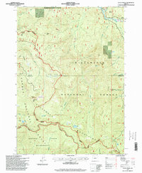 Staley Ridge 1997 topographic map preview