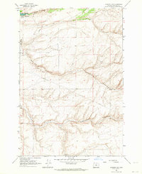 Stanfield SE 1962 topographic map thumbnail