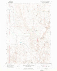 Star Creek Reservoir 1972 topographic map thumbnail