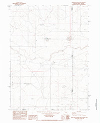Star Valley Knoll 1982 topographic map thumbnail