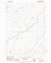 Starvation Spring 1982 topographic map thumbnail