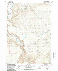 Stearns Butte 1988 topographic map thumbnail