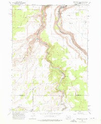Steelhead Falls 1962 topographic map thumbnail