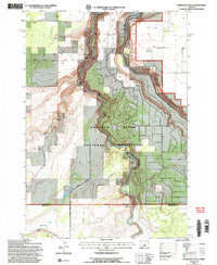 Steelhead Falls 1992 topographic map thumbnail
