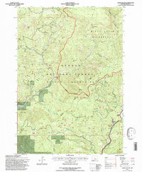 Steins Pillar 1992 topographic map thumbnail
