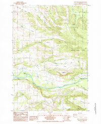 Stout Mountain 1985 topographic map preview