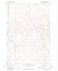 Strawberry Canyon NE 1968 topographic map thumbnail