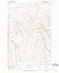 Strawberry Canyon NE 1968 topographic map thumbnail