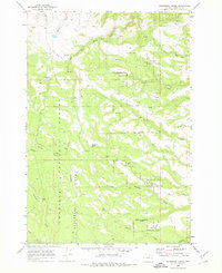 Sugarbowl Creek 1969 topographic map thumbnail