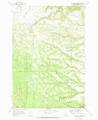 Sugarbowl Creek 1969 topographic map thumbnail