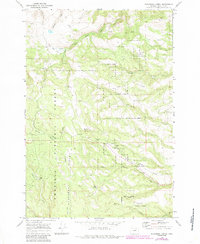 Sugarbowl Creek 1969 topographic map thumbnail
