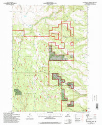 Sugarbowl Creek 1995 topographic map thumbnail